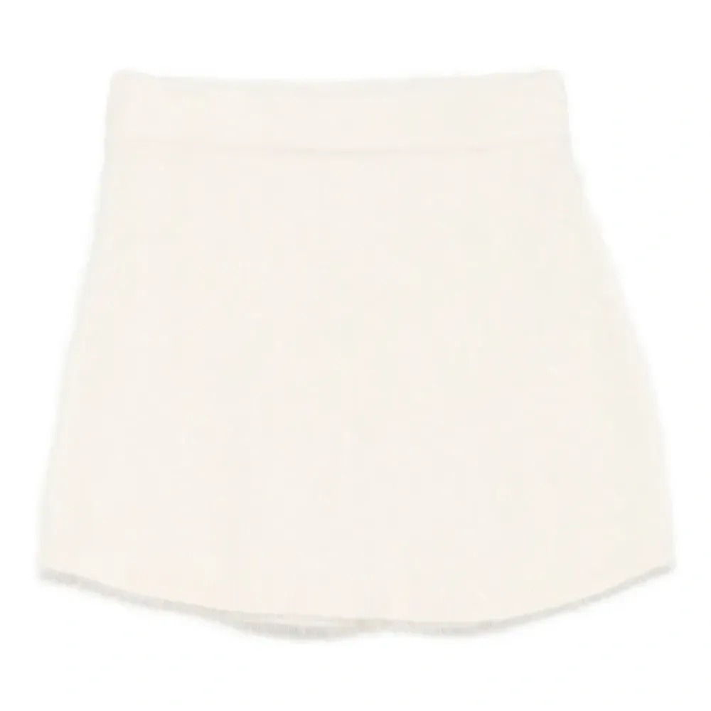 Мини-юбка А-силуэта из смеси альпаки и шерсти Мини-юбка А-силуэта из смеси альпаки и шерсти