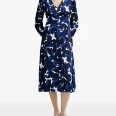 Платье макси миди с абстрактным принтом Платье макси миди с абстрактным принтом