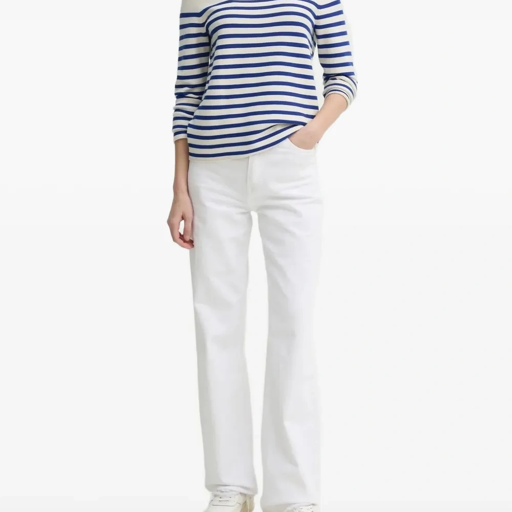 Полосатый свитер из органического хлопка