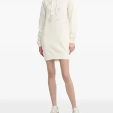 Платье с кристаллами и капюшоном