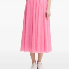 Юбка миди из тюля с эластичным поясом