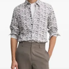 Рубашка с принтом