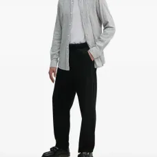 Рубашка с длинными рукавами и узором