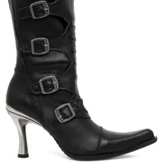 ботильоны с заостренным носком и пряжкой