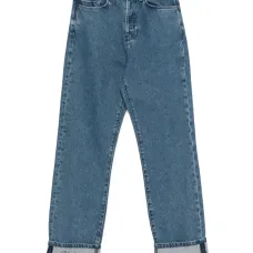 джинсы с манжетами