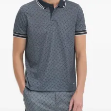 Рубашка поло Talon Cornflower с узором