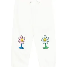 брюки с кулиской и цветочным принтом брюки с кулиской и цветочным принтом