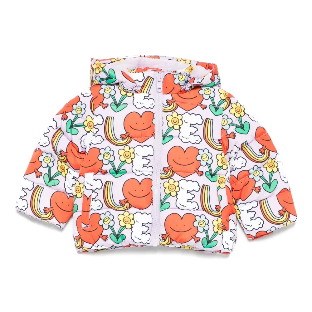 пуховик с графичным принтом пуховик с графичным принтом