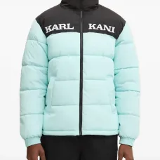 Пуховик в стиле колор-блок Пуховик в стиле колор-блок