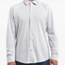 Рубашка с длинными рукавами и логотипом