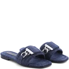 Джинсовые сандалии