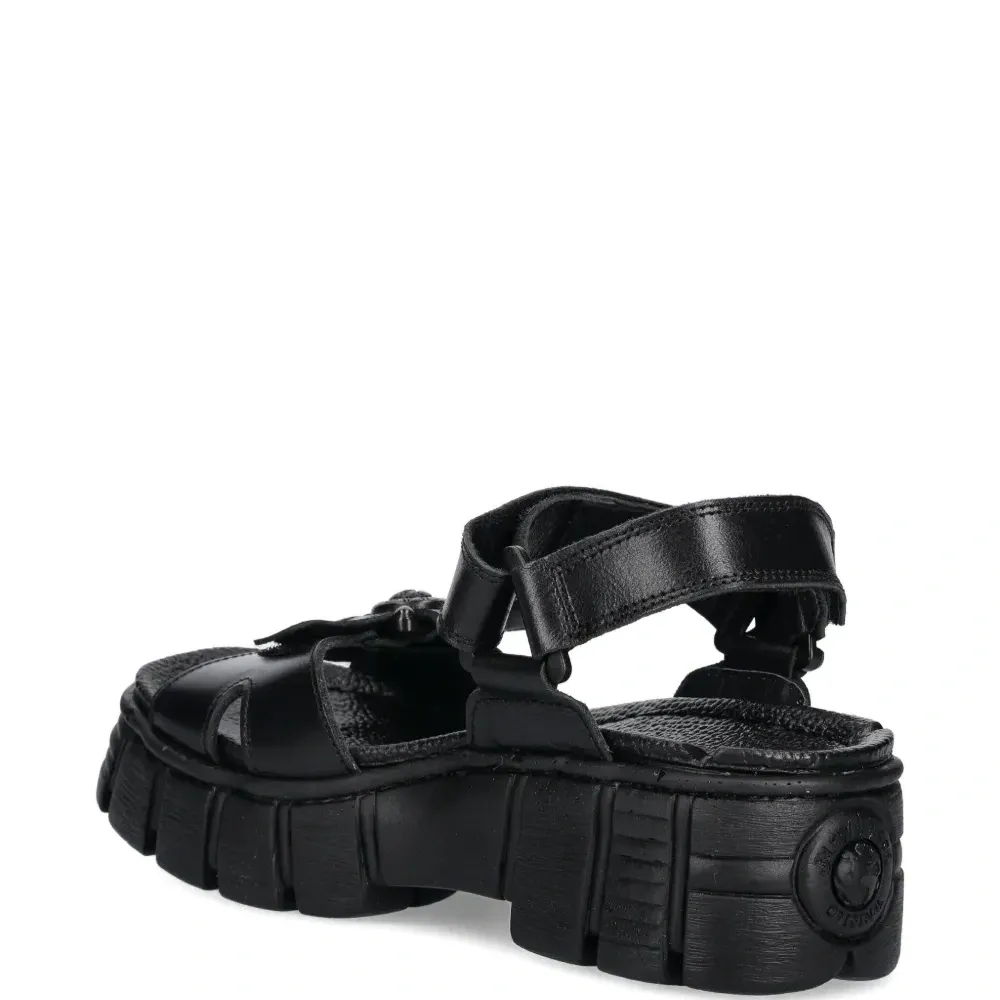 сандалии на платформе