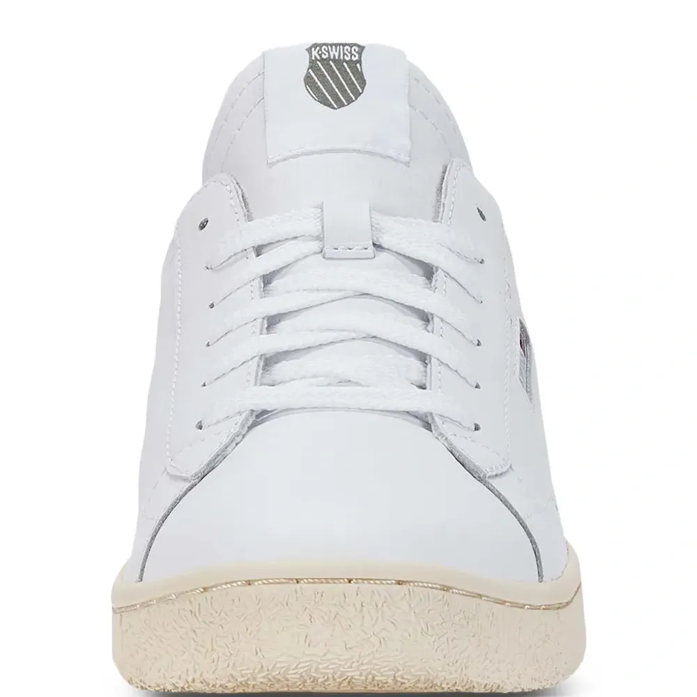 кожаные кроссовки