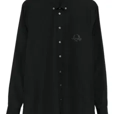 рубашка с вышитым логотипом