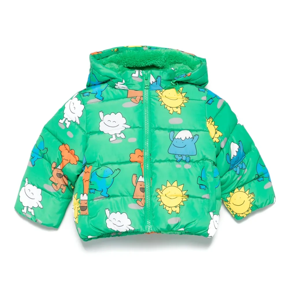 Пуховик с принтом Пуховик с принтом