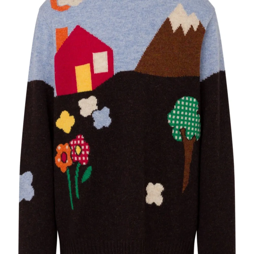 джемпер вязки интарсия