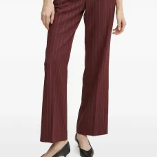 Брюки в тонкую полоску