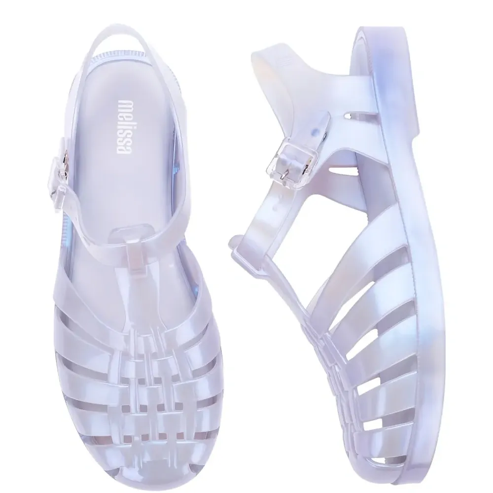 Сандалии с прозрачными ремешками