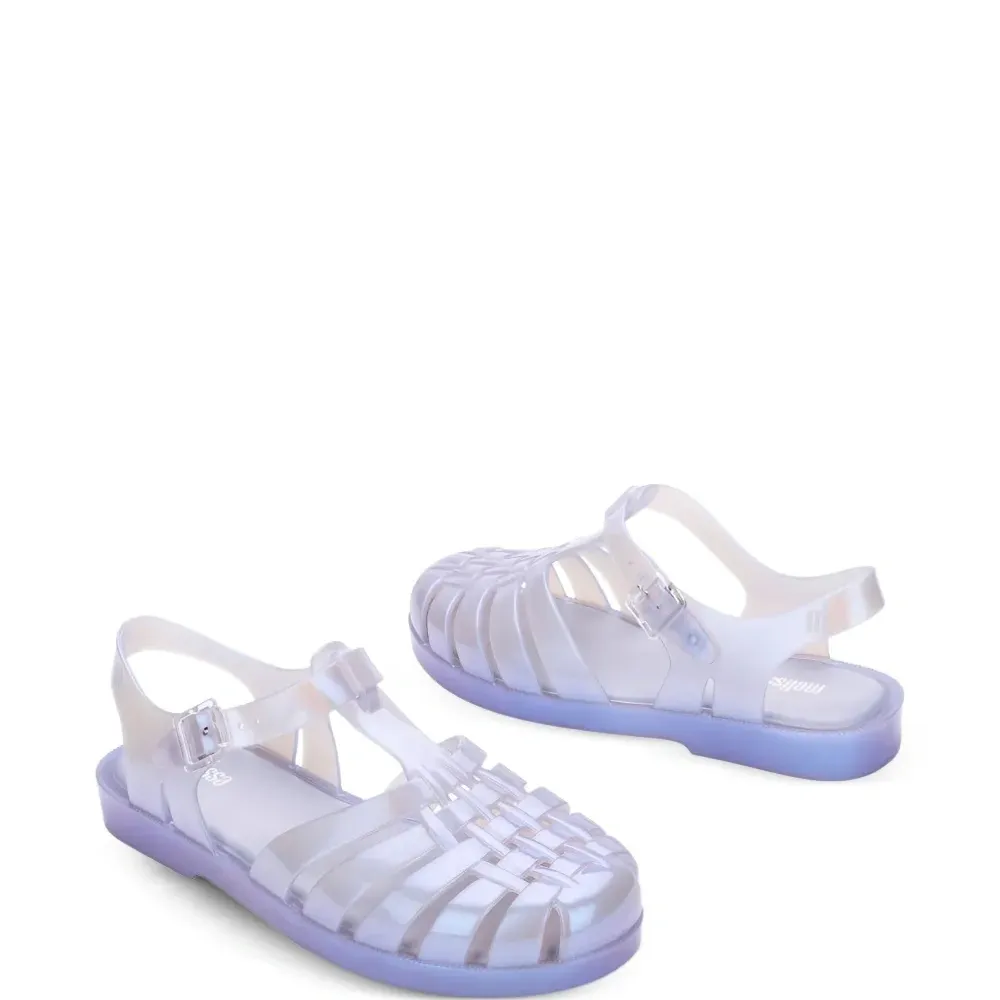 Сандалии с прозрачными ремешками