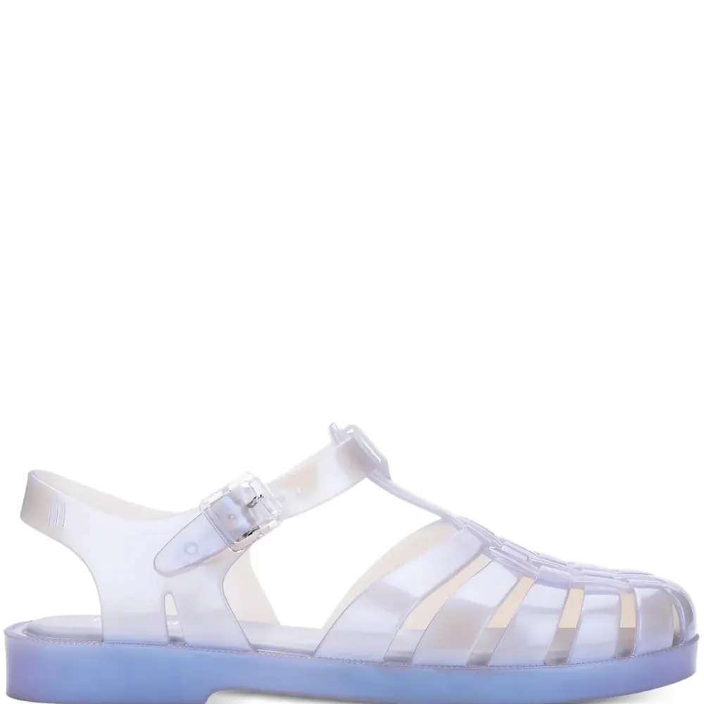 Сандалии с прозрачными ремешками