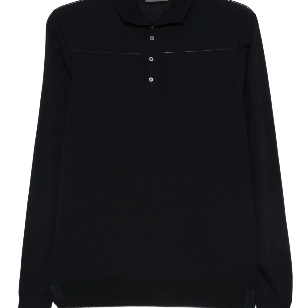 рубашка поло с длинными рукавами