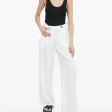 Топ в рубчик с U-образным вырезом