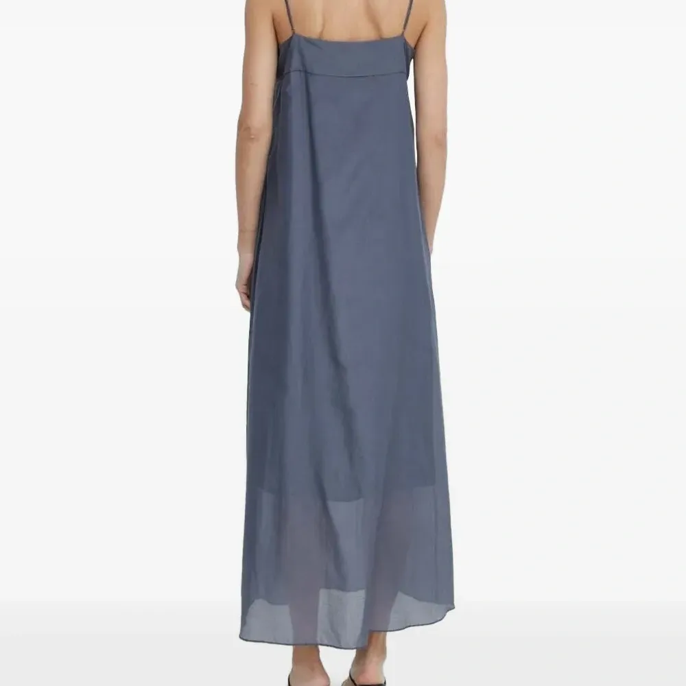 Платье макси с квадратным вырезом