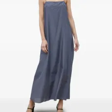 Платье макси с квадратным вырезом