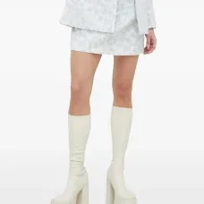 Мини-юбка с цветочным принтом