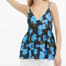 Блузка с цветочным принтом