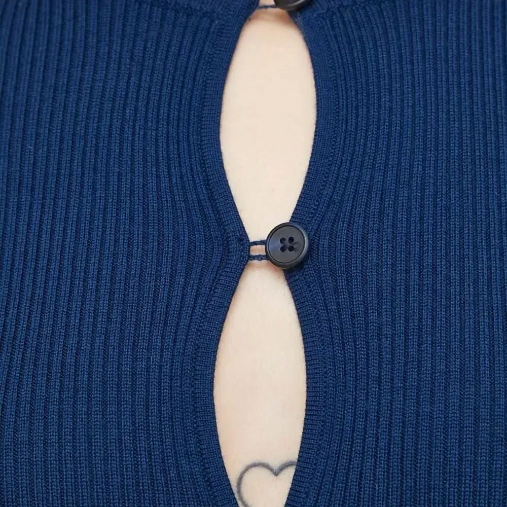 Кардиган в рубчик