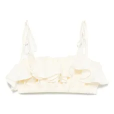 льняной топ с оборками