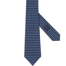 Шелковый галстук с принтом