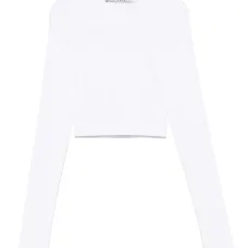 укороченный топ с длинными рукавами укороченный топ с длинными рукавами