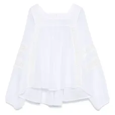 блузка с кружевом