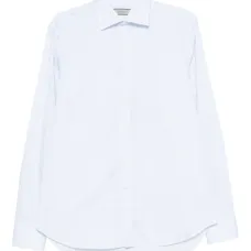 Рубашка в тонкую полоску