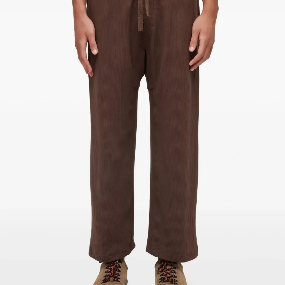 Брюки в рубчик с кулиской