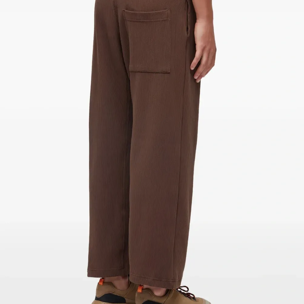 Брюки в рубчик с кулиской