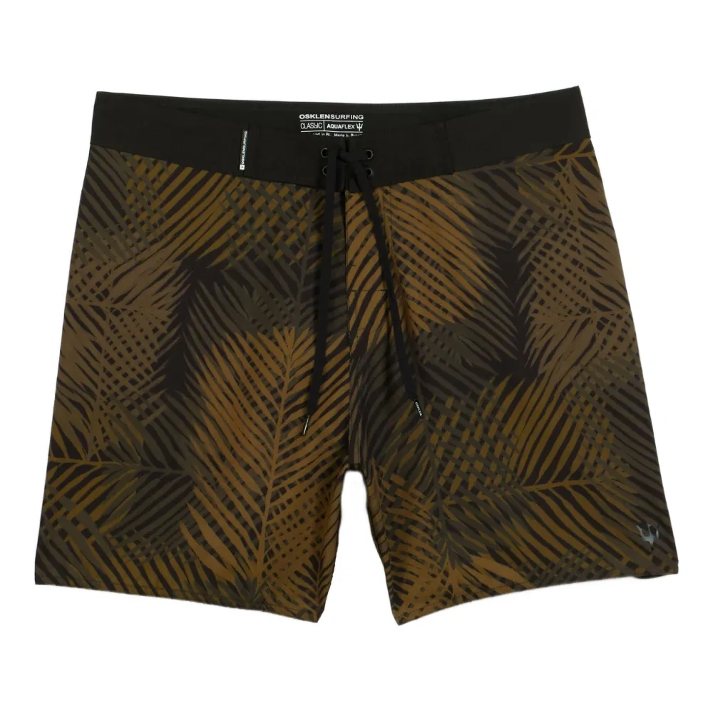 Плавки-шорты с кулиской и принтом