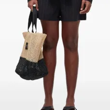 Полосатые шорты с кулиской