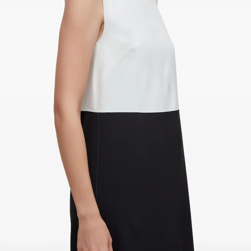 Платье миди без рукавов