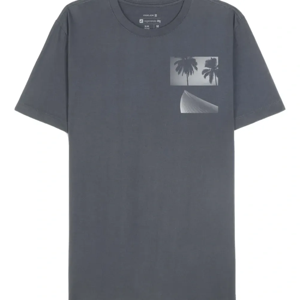 Футболка с принтом "Пальма"