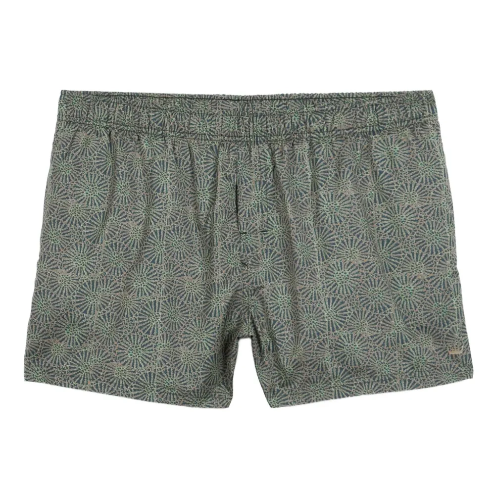 Плавки-шорты с цветочным принтом