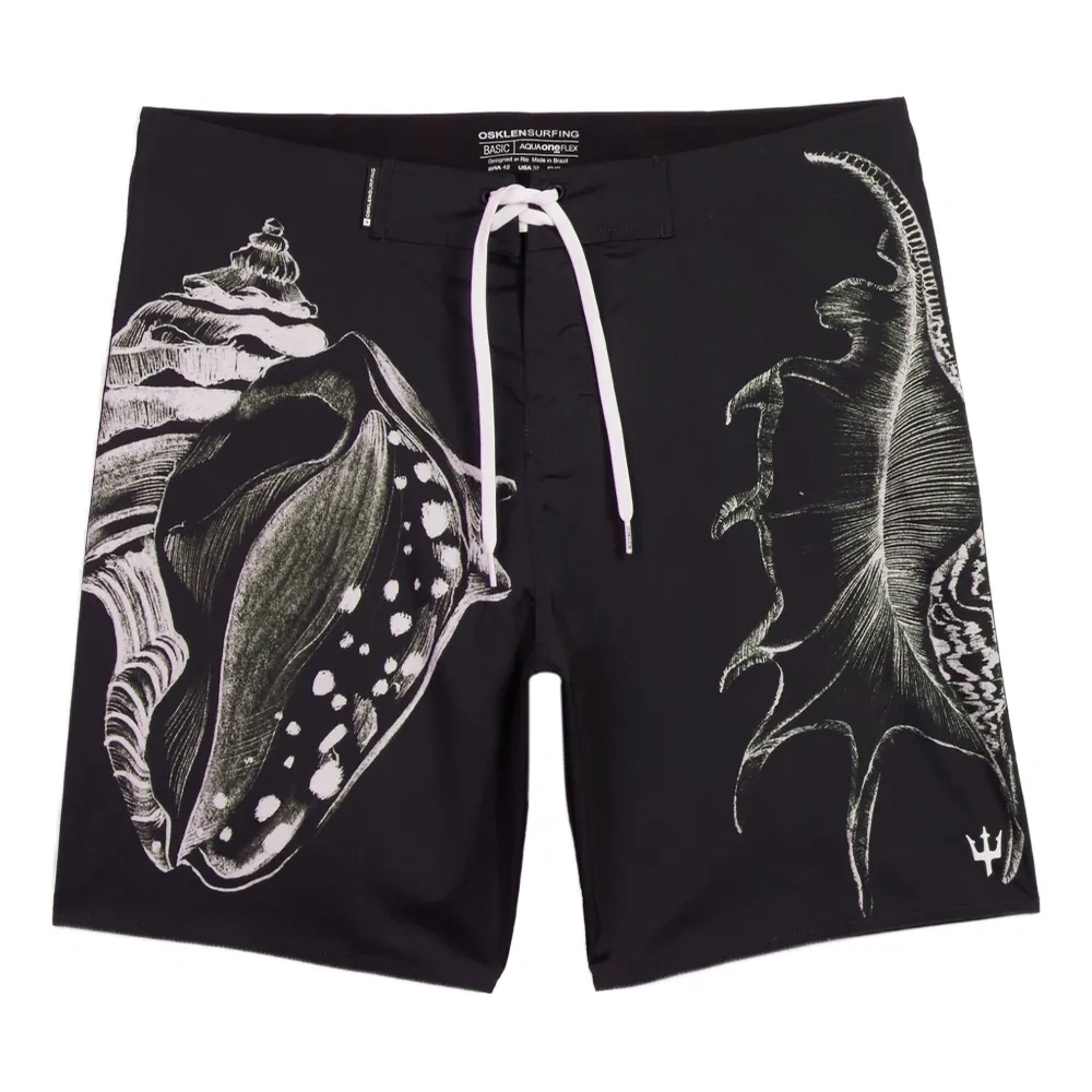 Плавки-шорты с принтом