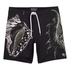 Плавки-шорты с принтом