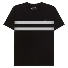 Футболка с отделкой в полоску