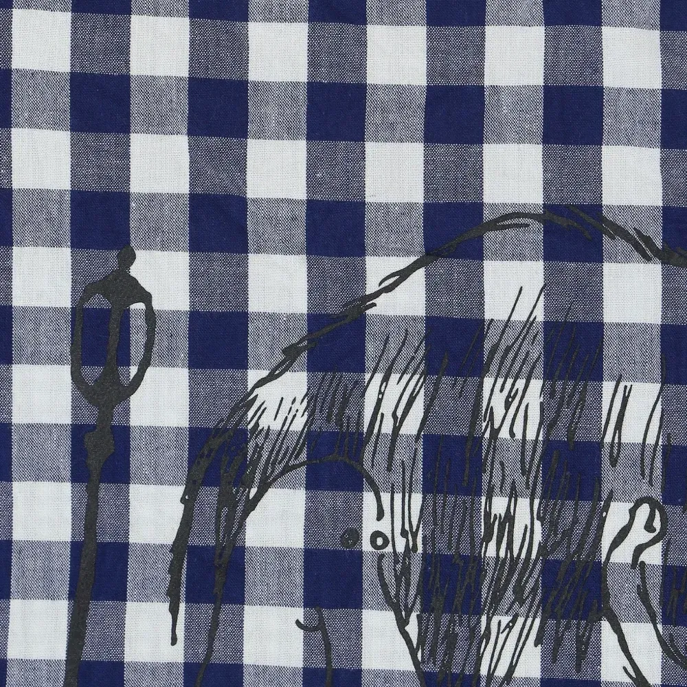 сумка-тоут в клетку гингем сумка-тоут в клетку гингем