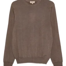 Джемпер с круглым вырезом и длинными рукавами Джемпер с круглым вырезом и длинными рукавами