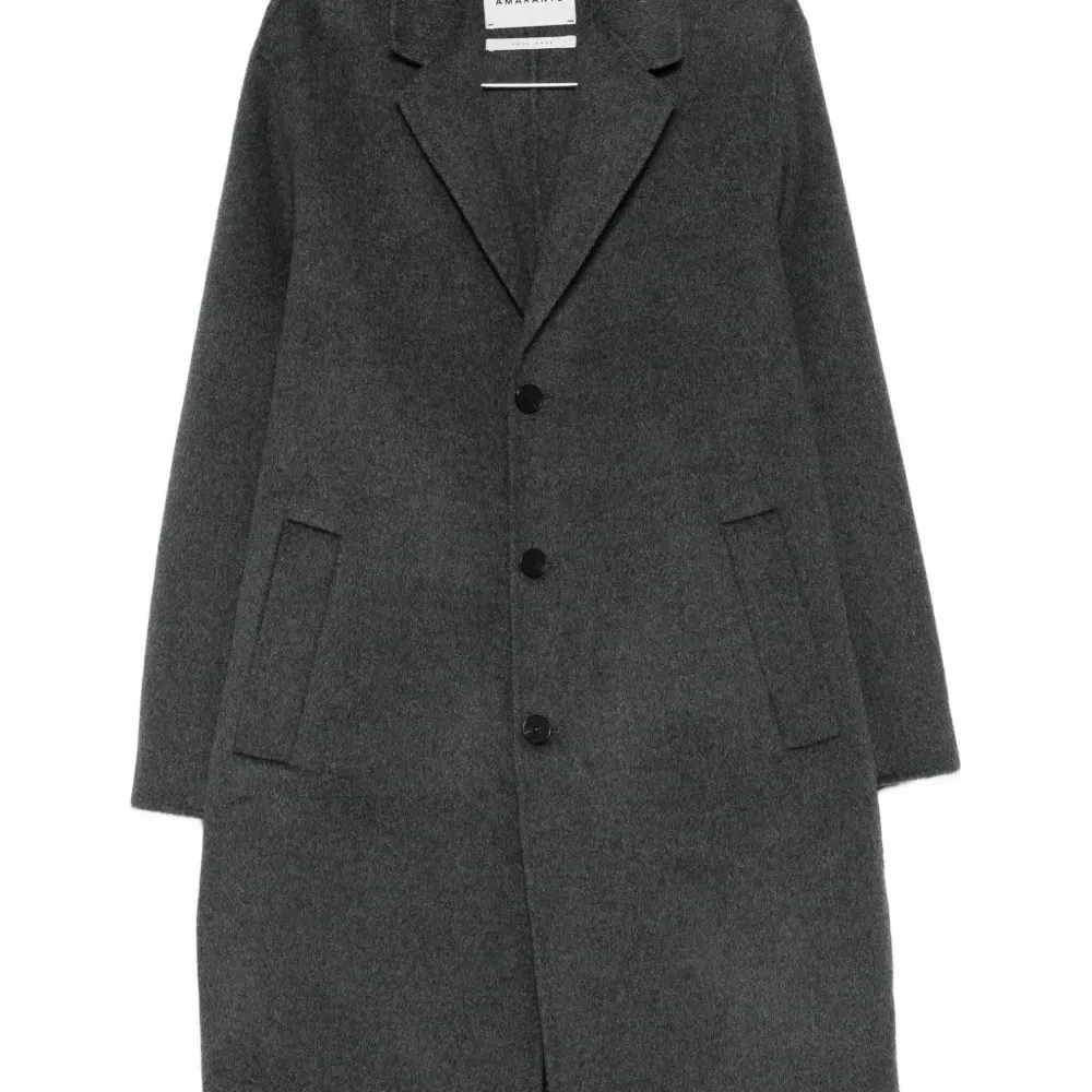 Однобортное пальто