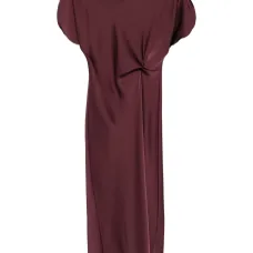 Платье миди с драпировкой Платье миди с драпировкой